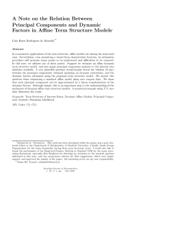 A Note on the Relation Between Principal Components and