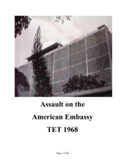 Assault on the American Embassy, TET 1968
