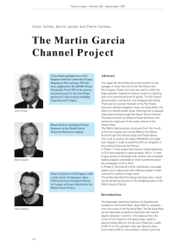 The Martin Garcia Channel Project