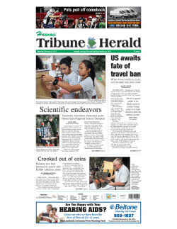 Scientific endeavors - Hawaii State Science Olympiad