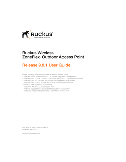 ZoneFlex Outdoor Access Point 9.8.1 User Guide
