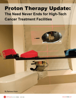 Proton Therapy Update - The National Association for Proton Therapy