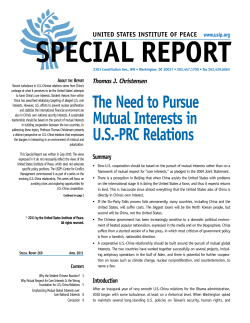 SR269 - United States Institute of Peace