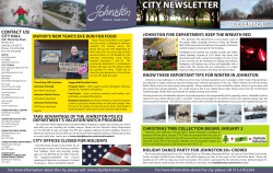 December 2016 - City of Johnston