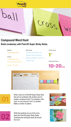 Compound Word Hunt