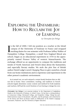 exploring the unfamiliar: how to reclaim the joy of learning