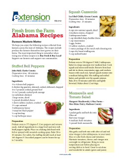 Alabama Recipes - Alabama Cooperative Extension System