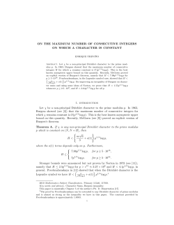 ON THE MAXIMUM NUMBER OF CONSECUTIVE INTEGERS ON