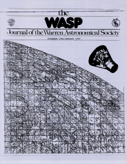December 1982 - Warren Astronomical Society