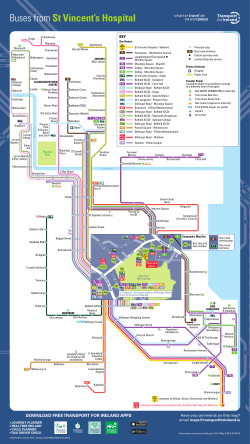 Buses from St Vincent`s Hospital