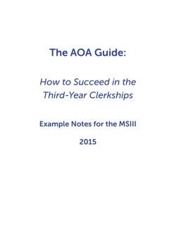 The AOA Guide - Jefferson Health