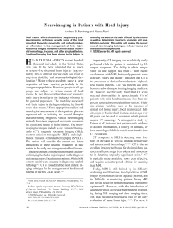 Neuroimaging in Patients with Head Injury