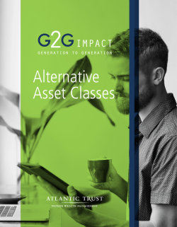Alternative Asset Classes