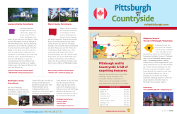 Pittsburgh and Its Countryside is full of surprising treasures.