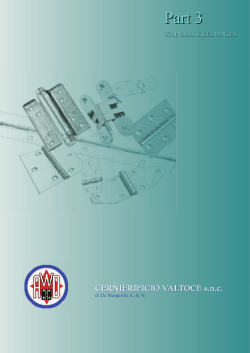 Part 3 - cernierificio valtoce