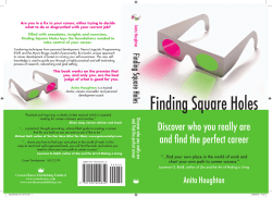 Finding Square Holes - Crown House Publishing