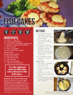 Fish Cakes - Dietitians of Canada