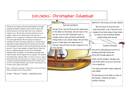 EXPLORERS: Christopher Columbus!