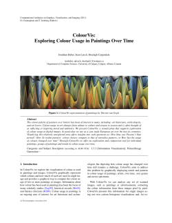 ColourVis: Exploring Colour Usage in Paintings Over Time