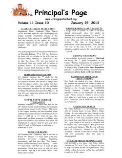 Principals Page - Chicago Park School