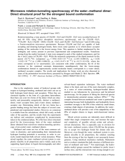 Microwave rotation-tunneling spectroscopy of the water&ndash;methanol
