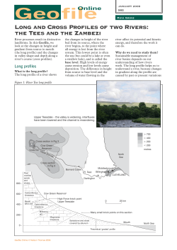 582 Long and Cross Profiles of two Rivers the Tees and the