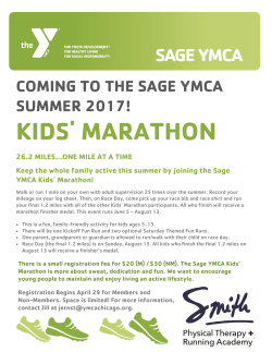 Sage YMCA Kids Marathon