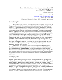 History of the United States I: From European Colonization to 1877