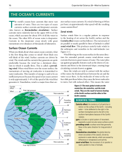 THE OCEAN`S CURRENTS