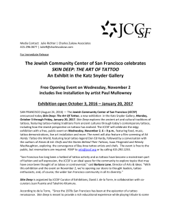 The Jewish Community Center of San Francisco celebrates SKIN