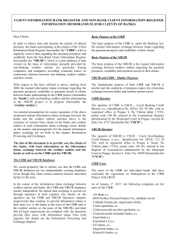 pdfInformation memorandum CIBR and NBCIR