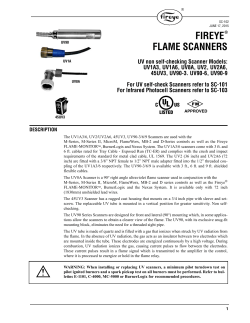 FIREYE&reg; FLAME SCANNERS