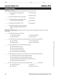 netw rks Lesson Quiz 2-2
