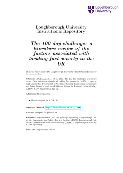 The 100 day challenge: a literature review of the factors associated