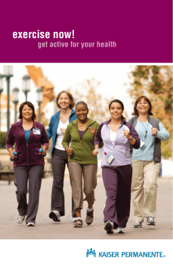 exercise now! - Kaiser Permanente Thrive