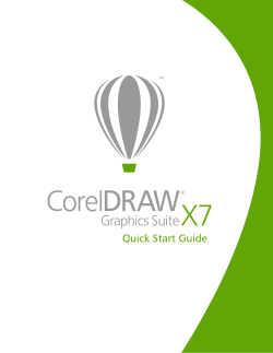 CorelDRAW Graphics Suite X7 Quick Start Guide