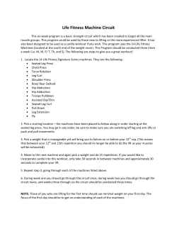 Life Fitness Machine Circuit