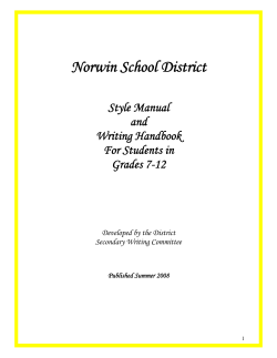 Plagiarism - Norwin School District