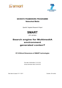 SMART_D7 8 Ethical Dimensions of SMART technologies