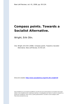 Compass points. Towards a Socialist Alternative