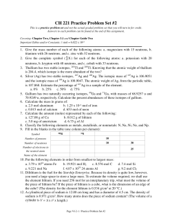 Practice Problem Set #2