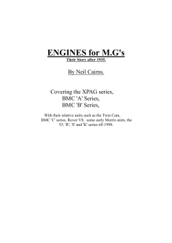 ENGINES for M.G`s - Powered by Sporty.co.nz