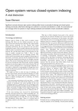 23 - The Indexer - The International Journal