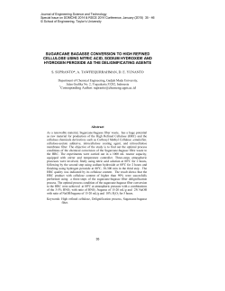 sugarcane bagasse conversion to high refined cellulose using nitric