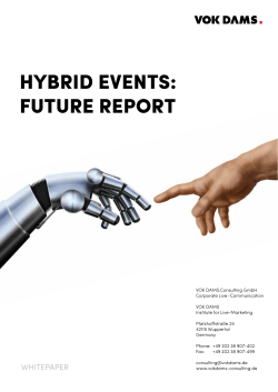 Hybrid EvEnts: FuturE rEport