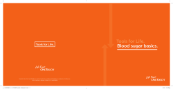 Tools for Life. Blood sugar basics.