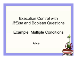 Multiple Conditions