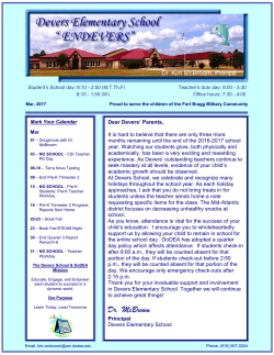 March 2017 Newsletter