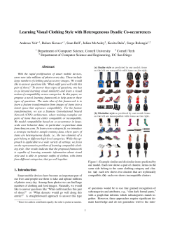 Learning Visual Clothing Style with Heterogeneous