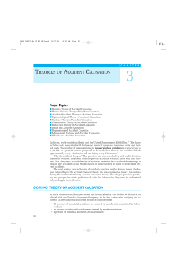 theories of accident causation